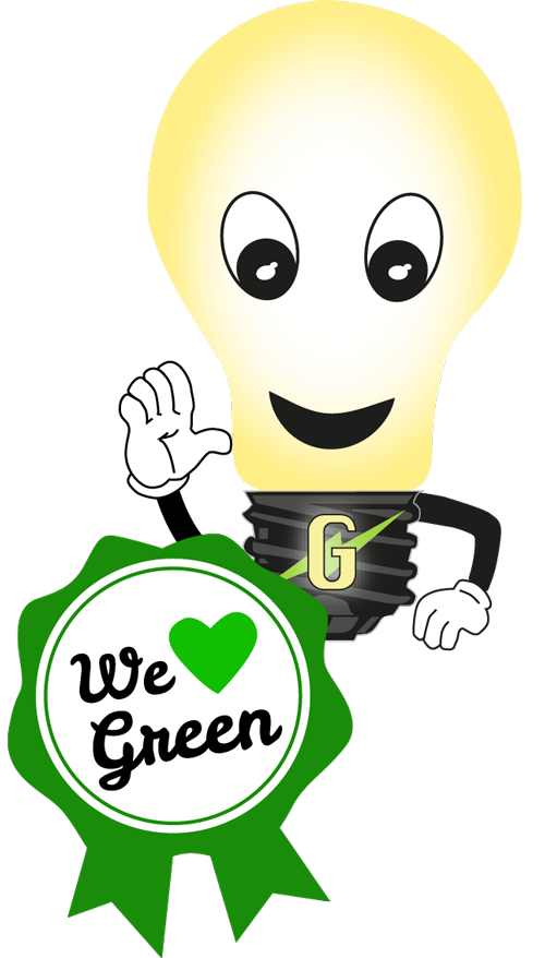 Mr. Glow Logo mit Button